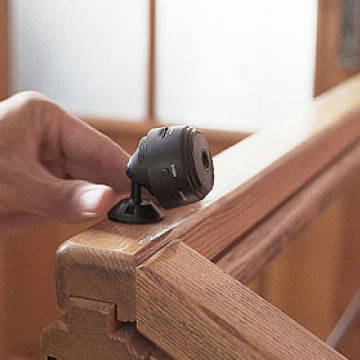 Camrix Pro colocada com o suporte magnético